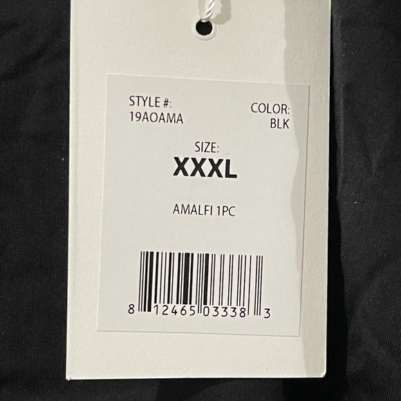 ANDIE Amalfi One Piece Swimsuit Size XXXL Black NWT Adjustable Strap Swim Beach - Picture 3 of 11